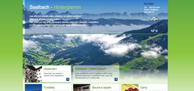 Lyžování Saalbach